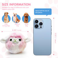 Juguetes Para Perros De Peluche Espinoso Sonidos Chillidos Alpaca Adorable Masticar Dientes Compañía Para Todos Los Tamaños De Perros - details 6