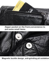 Bolso Bandolera Para Mujer De Cuero PU Suave De Alta Calidad Bolso De Hombro Moda Bolsos Handbags Estilo Versátil Cierre De Cremallera - details 8