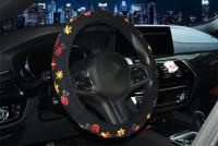 Cubierta De Guantes Para Volante De Coche Universal 38cm Textura Suave Múltiples Colores Accesorios De Decoración Para Automóvil DIY - details 4