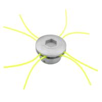 Cabeza De Trimmer De Hierba Universal En Aluminio Con 4 Líneas Cabeza De Cortacésped De Nylon Para Motosierra Plata - details 4