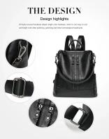 Nueva Mochila De Cuero Genuino Moda Para Mujeres Mochila De Viaje Casual De Cuero Suave Gran Capacidad De Almacenamiento Bolsa - details 3