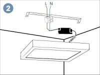 LED ATOMANT Plafón LED Cuadrado de Superficie 30x30cm 24W, CCT (Selector de Color Blanco Cálido, Neutro y Frío), 2200 Lúmenes, Driver Incluido, Instalación Rápida y Limpia, Ideal para Cocinas, Pasillos u Oficinas - details 3