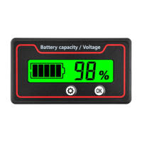 Indicador De Capacidad De Batería De Plomo-Acido Y Litio Digital Voltímetro De Voltaje Para Coche Y Motocicleta 9-120V Medidor De Tensión - details 3