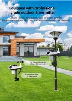 Estación Meteorológica Inteligente WiFi Con Sensor Termómetro Digital Para El Hogar Medidor De Humedad Temperatura Y Calidad Del Aire - details 4
