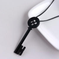 Collar Colgante De Botón Negro Para Cosplay De Coraline Pulsera De La Puerta Secreta Accesorios De Película Unisex - details 2