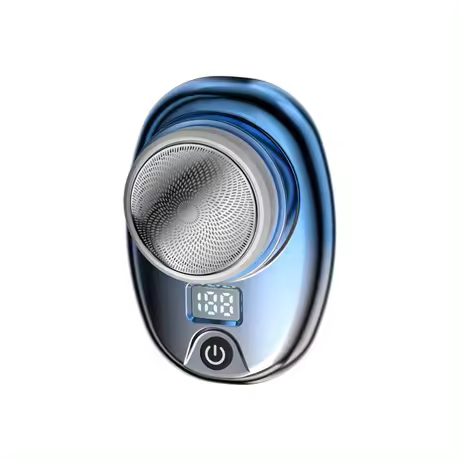 Mini Máquina Eléctrica, Recortadora de Barba portátil, Recargable USB with Pantalla Digital para use Diario en el hogar, Viajes - 1