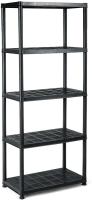 Estantería modular de plástico, 5 baldas, capacidad carga 125 kg, fácil montaje, almacenaje, garaje, trastero -180 x 60 x 30 cm - details 3
