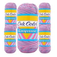 Lote 35 zepelines laguna algodón 100% LANAS LUZ COLOR – 100g y 400m por ovillo – Ideal para tejer, ganchillo y manualidades - details 1