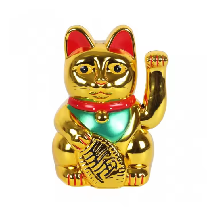 Gato de dinero - Dorado - 1