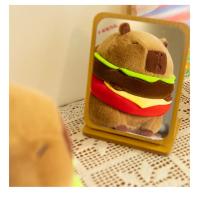 Muñeco De Peluche Capybara Lindo En Forma De Hamburguesa Juguete Suave Kawaii Regalo De Cumpleaños Mejor Para Niños - details 6