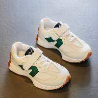 Zapatos Para Niños Y Niñas Suela De Goma Transpirables De Cuero PU Tenis Planos Para Bebés En Colores Rosa/Negro/Ceniza Tallas 21-36 - details 6