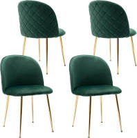 Juego de 4 sillas peludas para comedor, cocina y dormitorio. Modernas, con respaldo alto, para sala de estar - details 2