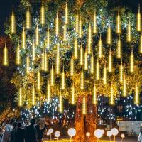 Luces De Lluvia De Meteoros LED 50CM Impermeables Para Decoración De Navidad Y Fiestas En Patio Luz De Hidraulica De Navidad - details 1