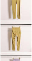 Leggings De Compresión Para Mujer 2024 Levantamiento De Glúteos Cintura Alta Color Nude Con Bolsillo Yoga Pantalones Estirados Deportivos - details 11