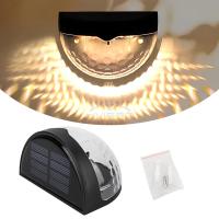 Lámpara Solar LED Para Valla Exterior Impermeable Luz De Pared Para Jardín Camino Terraza Decorativa Blanca Cálida Instalación Auto-contenida Fuente De Energía Solar - details 8