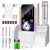 Máquina De Uñas Recargable 45000RPM Con LCD Bajo Ruido Profesional Para Pintura De Uñas Con Accesorios De Uñas Set De Herramientas De Manicura Eléctrica - details 0