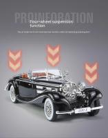 Mercedes-Benz 500K Clásico De 1:24 En Metal Con Sonido Y Luz Juguete De Coche Para Niños Regalo De Cumpleaños Coleccionable - details 6