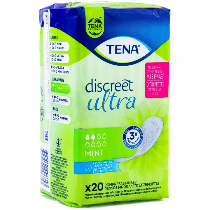 Tena Discreet Ultra Mini Compresas 20 uds - 1