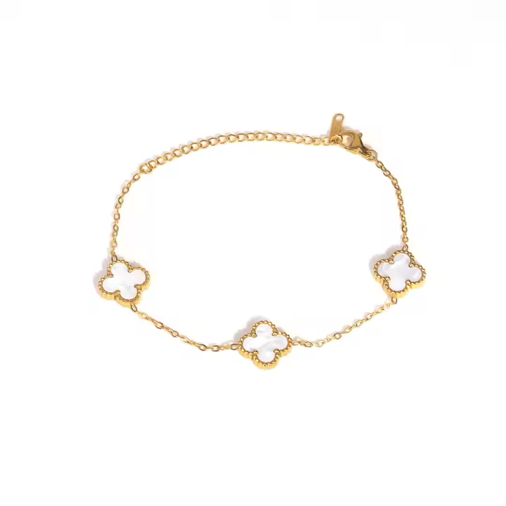 Pulsera de Trébol de Cuatro Hojas - Elegante accesorio de moda para mujeres en la categoría de pulseras - Others - 1