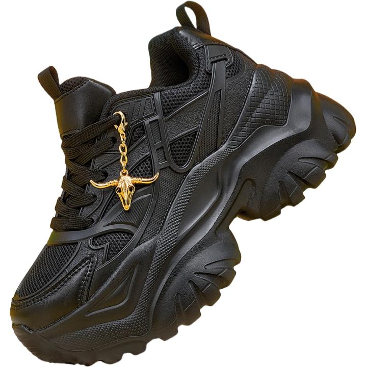 Zapatos Casuales Para Mujer De Suela Gruesa 7cm Beige Con Colgante De Toros Dorado Y Cadena Versátiles Cómodos Transpirables Antideslizantes Para Verano Caminar Trabajo Fitness