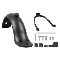 Guardabarros Para Scooter Eléctrico Xiaomi Mijia M365 Con Faro Trasero Y Guardabarros Rear Guard Fender Para Neumático Protección Contra Salpicaduras - details 3