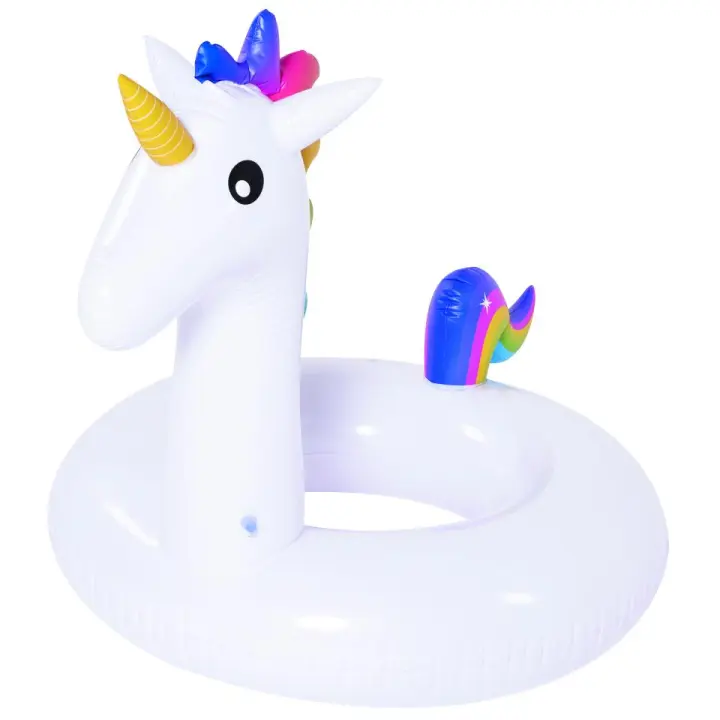 Unicornio Gigante Hinchable para Playa y Piscina (37483) +REGALO Pelota Hinchable Playa Multicolor - 1
