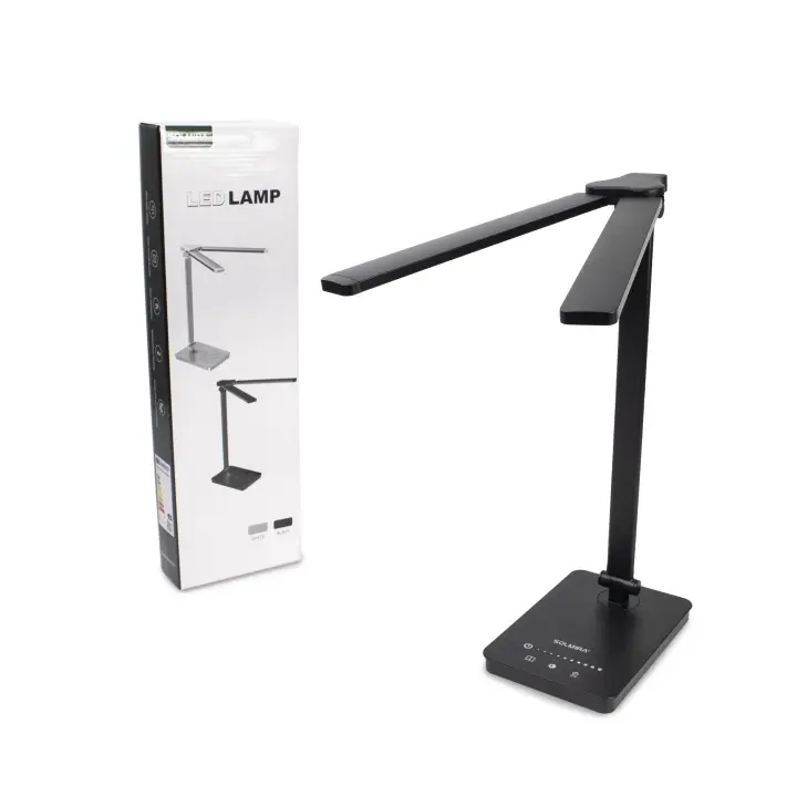 Lámpara de Escritorio Doble con Carga USB, 76 LEDs - Iluminación moderna para tu espacio de trabajo - 1