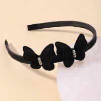 Diadema De Mariposa Exquisita Con Perlas Simuladas Para Niñas Accesorio Lindo Para El Día Diadema De Cabello Para Niñas Decorativa Para Todas Las Estaciones - details 14