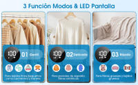 Quitapelusas Electrico Quitapelusas Ropa Quitapelusas with Pantalla LED Y 3 Velocidades, Quita Pelusas para Ropa Electrico Recargable Quitapelusas para Ropa y Muebles Efficient - details 2