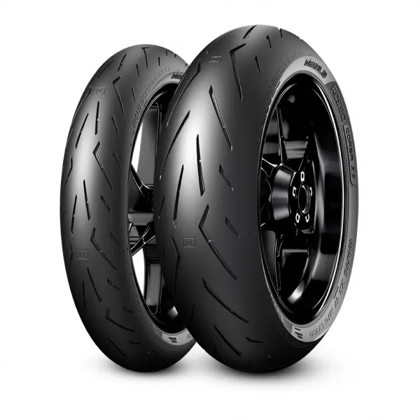 Neumático Moto S Pirelli Hypersport Diablo Rosso Ii (F) (K) M/C 58W Tl Road Tire Negro 120 / 70 / R17 - 1