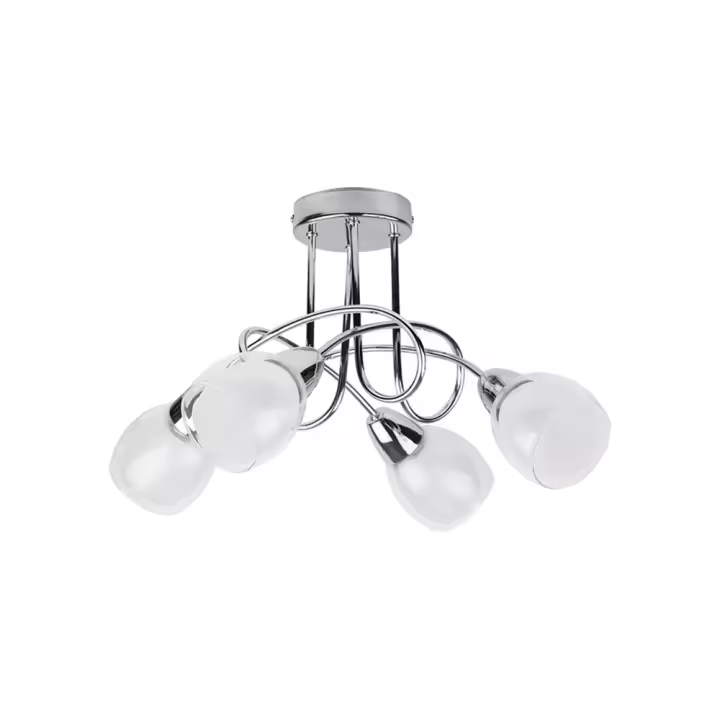 Lámpara Colgante E14 X4 Cristal Cromado Metal IP20 DAVE  RABALUX - 1