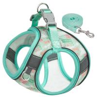 Juego De Correa Y Arnés Ajustable Para Perros Pequeños Gatos Puppies Chihuahua Pug Bulldog Francesés Caminar Al Aire Libre - details 10