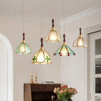 Lámpara Colgante LED De Vidrio Y Cobre Moderno Para Sala De Estar Y Dormitorio Con Interruptor Ambar Verde Blanco Nórdico Luminaria Chandeliers - details 0