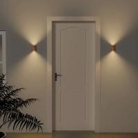 Luz Nocturna De Sensor De Movimiento LED Recargable Con Batería Para Madera Perfecta Para Pasillo Attic Closet Iluminación De Interiores Moderna USB - details 2