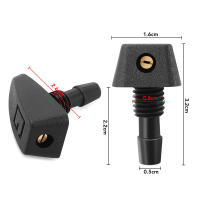 2pcs Jet Nozzles Fan Limpia Parabrisas Universal Para Coche Land Rover LR4 LR2 Evoque Discovery 2 3 4 Freelander 1 2 Accesorios De Automóvil - details 0