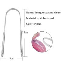 Limpieza Oral Herramienta De Limpieza De Lengua En Forma De U Aço Inoxidável Elimina Aliento Malo Limpia La Lengua Venta Individual - details 4