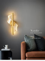 Lámpara De Pared LED Nórdica Para Iluminación Interior De Dormitorio Y Sala De Estar Moderna Decoración Sconces Montaje En Pared Color Negro Y Oro - details 0