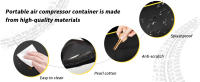 Estuche De Bolsa Para Compresor De Aire Compatible Con DEWALT 20V MAX Tire Inflator DCC020IB Organizador De Almacenamiento Para Herramientas Cordless Con Bolsillo Material De Lona - details 2
