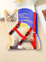 Correa Para Gato Alinea De Cuerda Correa De Pecho Para Caminar Suministros Para Mascotas Correa Para Gato Con Cuerda - details 4
