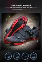 Zapatos De Ciclismo Para Hombre 2024 Antideslizantes Autolock Mountain Bike Sneakers Cuero Suela De Goma Transpirables Talla True - details 2