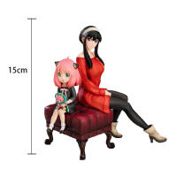 Figura De Acción Anime 15CM SPY×FAMILY Anya Alstreim Yor Forger PVC Decoración Para Mesa Regalo Para Niños Modelo Soldado - details 5