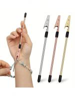 Herramienta De Ayuda Para Pulseras Y Joyas 1PC Equipo De Cierre Y Enganche Para Pulseras Collares Relojes Cremalleras De Metal Inoxidable - details 0