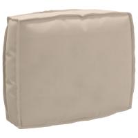 Cojín Exterior vidaXL Taupe Poliéster 50 x 40 x 12 cm Cojín de Sofá - details 1