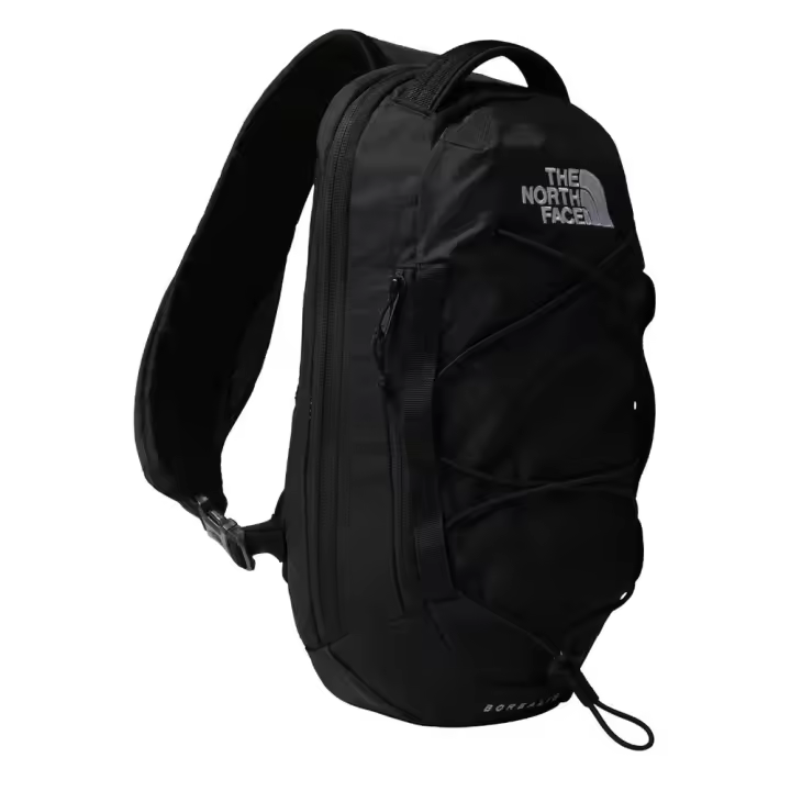 Mochila Negra Cruzada The North Face Borealis 6L Cómoda y Segura - 1