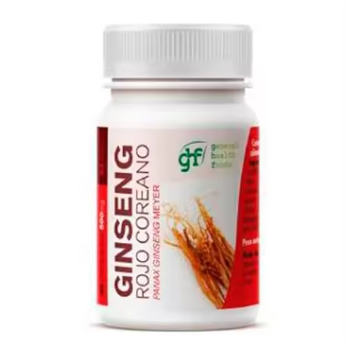 Ghf Ginseng Rojo Coreano 500Mg. 60Cap - Contribuye Al Sistema Nervioso - 1