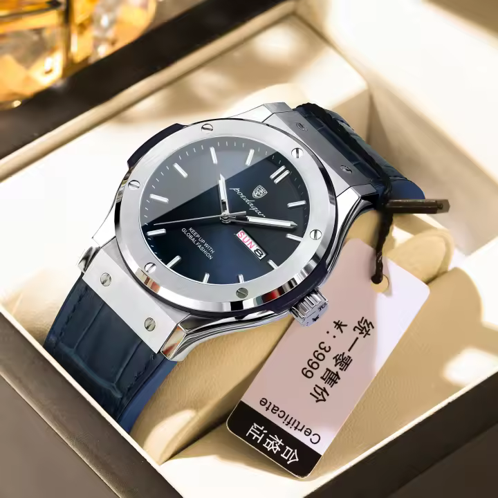 Reloj de marca para hombre, resistente al agua, luminoso, de lujo, nuevo reloj de cuarzo. - 1
