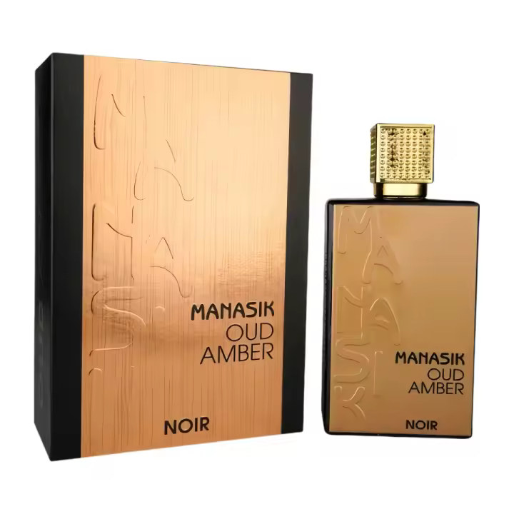 PERFUME ARABE - Manasik Oud Amber Noir EDP 100 ml - PARA HOMBRE - 1