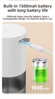 Dispensador De Jabón Líquido USB Con Sensor Táctil Y Pantalla De Temperatura Máquina De Espuma Para Equipo De Baño - details 7