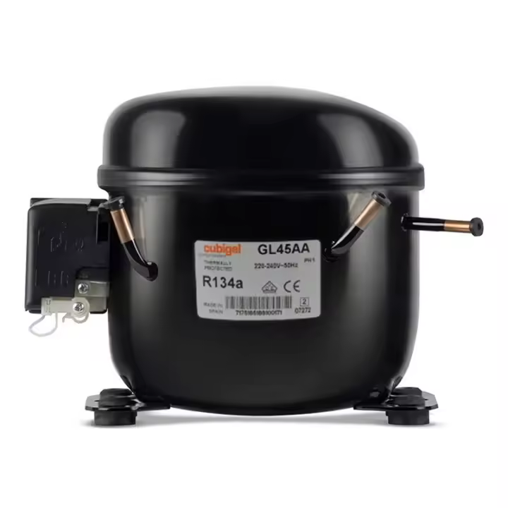 Compresor nevera R134A 1/8 CUBIGEL (GL45AAa) - 1
