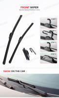 Limpiaparabrisas Delantero Para Suzuki SX4 2006-2020 Limpieza De Ventanas Y Parabrisas Cepillo De Lluvia Natural 26+14 Pulgadas - details 1